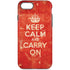 Keep Calm and Carry On Distressed iPhone 8 Pro Case