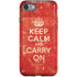 Keep Calm and Carry On Distressed iPhone SE (2nd & 3rd Gen) Pro Case
