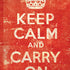 Keep Calm and Carry On Distressed iPhone XR Skin