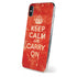 Keep Calm and Carry On Distressed iPhone XS Max Skin