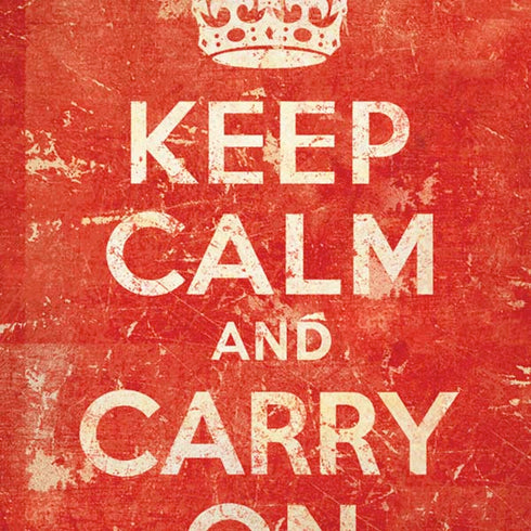 Keep Calm and Carry On Distressed iPhone XS Max Skin