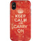 Keep Calm and Carry On Distressed iPhone XS Pro Case