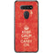 Keep Calm and Carry On Distressed LG K51/Q51 Clear Case
