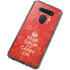 Keep Calm and Carry On Distressed LG K51/Q51 Clear Case