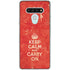Keep Calm and Carry On Distressed LG Stylo 6 Clear Case
