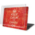 Keep Calm and Carry On Distressed MacBook Pro 15in (2016-19) Case plus Skin