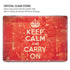 Keep Calm and Carry On Distressed MacBook Pro 15in (2016-19) Case plus Skin