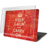 Keep Calm and Carry On Distressed MacBook Pro 16in (2019-20) Case plus Skin