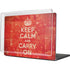 Keep Calm and Carry On Distressed MacBook Pro 16in (2021-25) Case plus Skin