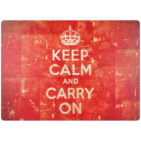 Keep Calm and Carry On Distressed Surface Laptop 4 15in Skin