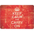 Keep Calm and Carry On Distressed Surface Laptop Studio Skin