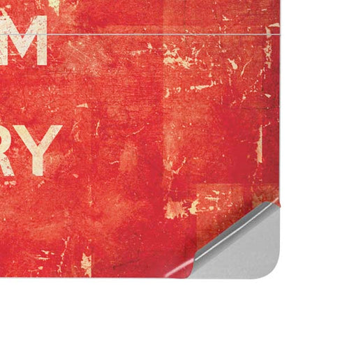 Keep Calm and Carry On Distressed Surface Laptop Studio Skin