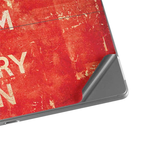 Keep Calm and Carry On Distressed Surface Pro 8 Skin