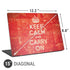 Keep Calm and Carry On Distressed Universal Laptop 15in (12.2 x 8.8in) Skin