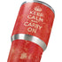 Keep Calm and Carry On Distressed Yeti 30oz Rambler Tumbler Skin