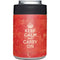 Keep Calm and Carry On Distressed Yeti Colster Can Insulator Skin