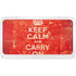 Keep Calm and Carry On Distressed YETI Tundra 75 Hard Cooler Skin
