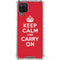 Keep Calm and Carry On Galaxy A12 Clear Case