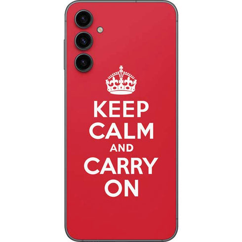 Keep Calm and Carry On Galaxy A14 5G Skin
