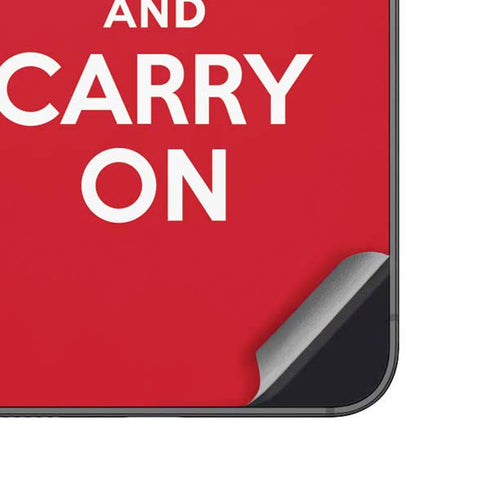 Keep Calm and Carry On Galaxy A14 5G Skin