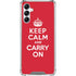 Keep Calm and Carry On Galaxy A15 5G Clear Case