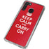 Keep Calm and Carry On Galaxy A21 Clear Case