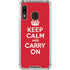 Keep Calm and Carry On Galaxy A30 Clear Case