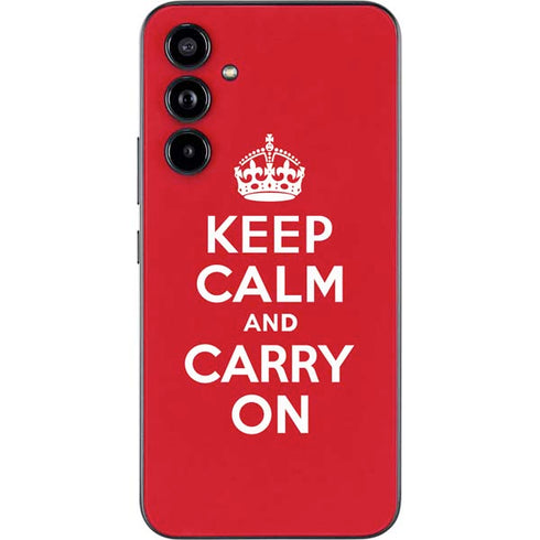 Keep Calm and Carry On Galaxy A54 5G Skin