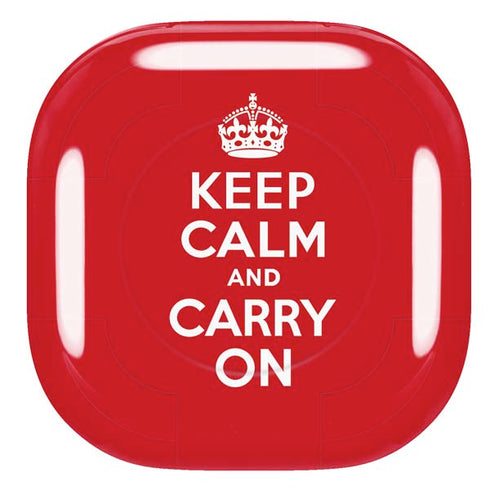 Keep Calm and Carry On Galaxy Buds Live Skin