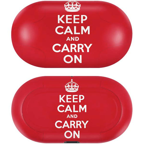 Keep Calm and Carry On Galaxy Buds Skin