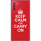 Keep Calm and Carry On Galaxy Note 10 Skin