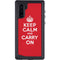 Keep Calm and Carry On Galaxy Note 10 Waterproof Case