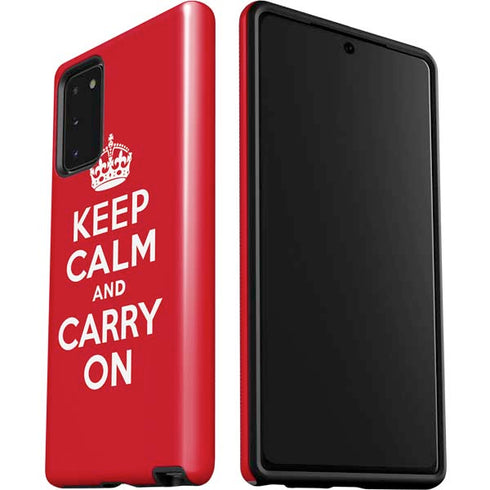 Keep Calm and Carry On Galaxy Note20 5G Pro Case