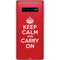Keep Calm and Carry On Galaxy S10 Plus Skin