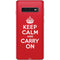 Keep Calm and Carry On Galaxy S10 Skin