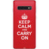 Keep Calm and Carry On Galaxy S10 Skin