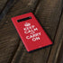 Keep Calm and Carry On Galaxy S10 Skin