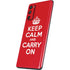 Keep Calm and Carry On Galaxy S20 Fan Edition Skin