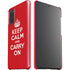 Keep Calm and Carry On Galaxy S20 Lite Case