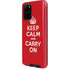 Keep Calm and Carry On Galaxy S20 Plus Pro Case