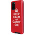 Keep Calm and Carry On Galaxy S20 Pro Case