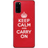 Keep Calm and Carry On Galaxy S20 Skin