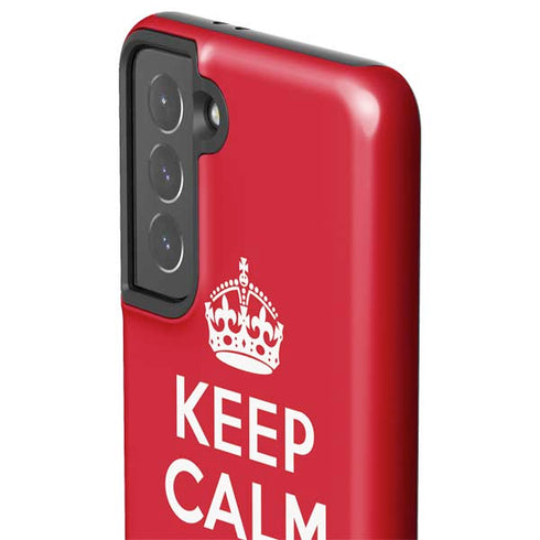 Keep Calm and Carry On Galaxy S21 5G Pro Case