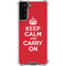 Keep Calm and Carry On Galaxy S21 FE Clear Case