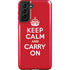 Keep Calm and Carry On Galaxy S21 FE Pro Case