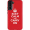 Keep Calm and Carry On Galaxy S22 Plus Pro Case