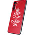 Keep Calm and Carry On Galaxy S22 Plus Skin