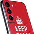 Keep Calm and Carry On Galaxy S22 Plus Skin