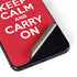 Keep Calm and Carry On Galaxy S22 Plus Skin