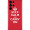 Keep Calm and Carry On Galaxy S22 Ultra Skin